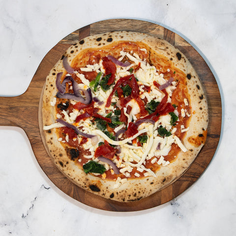 Doughvinci Chargrilled Vege & Goat's Cheese Woodfired Pizza