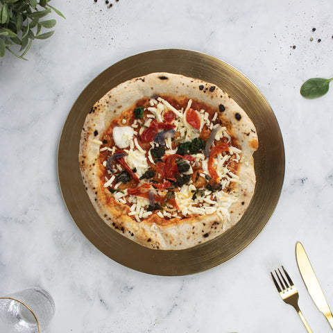 NZ Doughvinci Chargrilled Vege & Goat's Cheese Woodfired Pizza