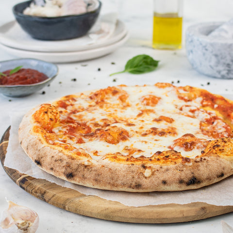 Dough Tribe - 12 Inch Margherita Pizza Base - Par-baked, pre-made, authentic Italian pizza in Brisbane