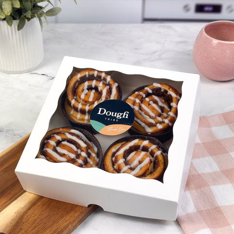 Cinnamon Bun Share Box | 4 Pack | Glazed