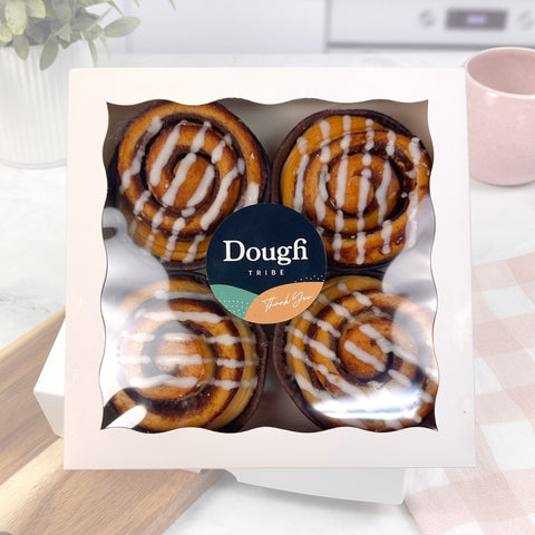 Cinnamon Bun Share Box | 4 Pack | Glazed