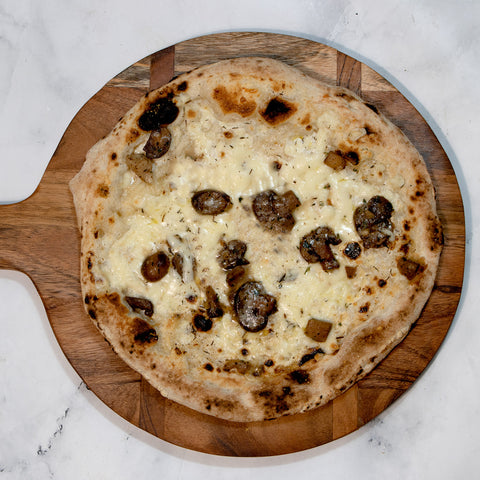 Doughvinci Bianca Truffle & Porcini Mushroom Woodfired Pizza